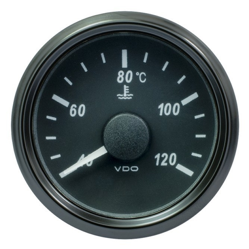 VDO SingleViu 0246 Coolant Temperature 120°C Black 52mm